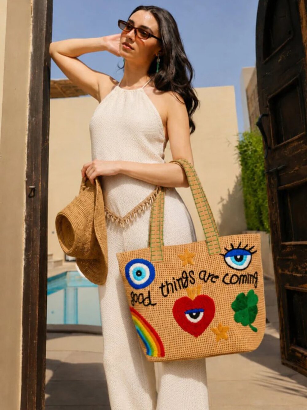 America & Beyond Good Things are Coming Positivity Tote